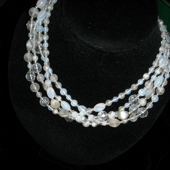 Antique Jewelry - dress antique jewelry necklace west Germany beaded Antique Jewelry - dress antique jewelry necklace west Germany beaded